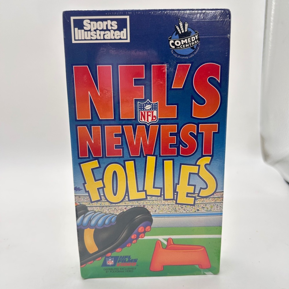 SEALED NFL's Newest‎ Follies Sports Illustrated Comedy Central VHS 1995 Tape